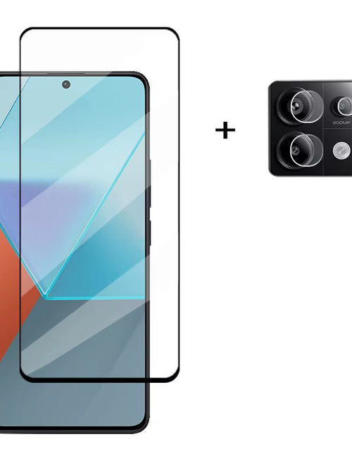 Load image into Gallery viewer, 6In1 Glass for Redmi Note 13 Pro Global Full Cover Tempered Glass Redmi Note 13 Pro Screen Protector Lens Film Redmi Note 13 Pro
